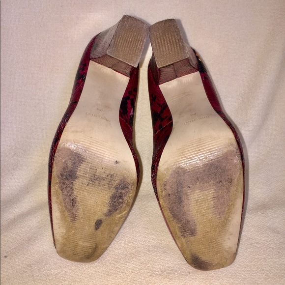 Nine West Faux Snake Platform Heels - Picture 7 of 7